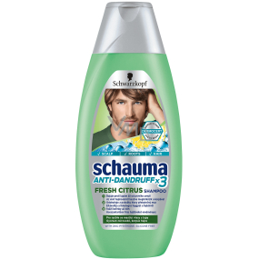 Schauma Men Anti-Dandruff X3 Fresh Citrus proti lupům šampon na vlasy pro muže 400 ml