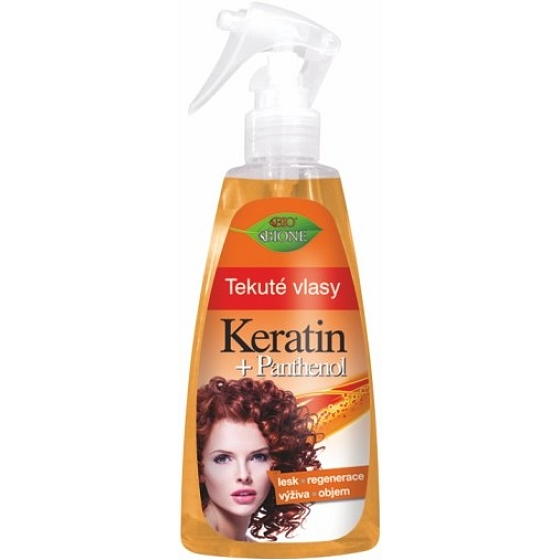 Bione Cosmetics Panthenol & Keratin tekuté vlasy 260 ml