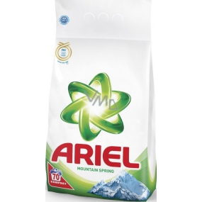 Ariel Mountain Spring prací prášek pro čisté a voňavé prádlo bez skvrn 70 dávek 4,9 kg