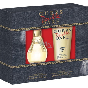 Guess Dare Double toaletní voda pro ženy 30 ml + tělové mléko 200 ml, dárková sada