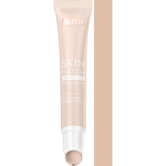 Astor Skin Match Protect Concealer korektor 001 Ivory 7 ml