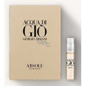 Giorgio Armani Acqua di Gio Absolu parfémovaná voda pro muže 1,2 ml s rozprašovačem, vialka