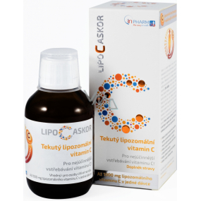 inPharm Lipo-C Askor Lipozomální vitamin C pro nejúčinnější vstřebávání tekutý 136 ml