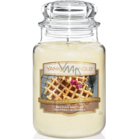 Yankee Candle Belgian Waffles - Belgické vafle vonná svíčka Classic velká sklo 623 g