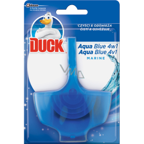 Duck Aqua Blue 4v1 Marine Wc závěsný čistič 40 g