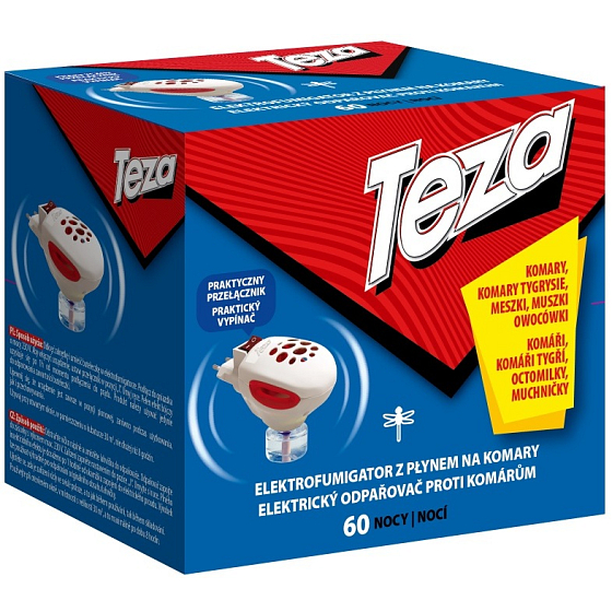 Teza Elektrický odpařovač s tekutou náplní proti komárům 60 nocí 36 ml