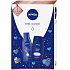 Nivea Feel Good výživné tělové mléko pro ženy 250 ml + Creme Care sprchový gel 250 ml, kosmetická sada