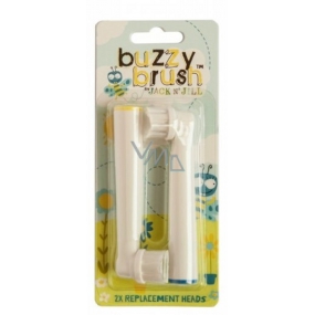 Jack N Jill BIO Buzzy Brush extra měkké náhradní hlavice pro elektrický kartáček na zuby Buzzy Brush 2 kusy balíček pro novorozence