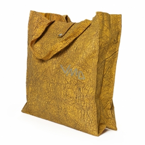 Albi Eko taška vyrobená z pratelného papíru skládací - žlutá 37 cm x 37 cm x 9,5 cm