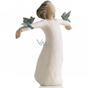 Willow Tree - Anděl radost - Volnost ke zpěvu, smíchu a tanci Figurka anděla Willow Tree, výška 13,5 cm