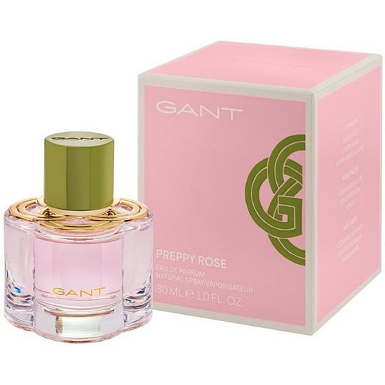 Gant Preppy Rose parfémovaná voda pro ženy 30 ml – elegantní a svěží vůně s tóny růže, ideální pro každodenní nošení.