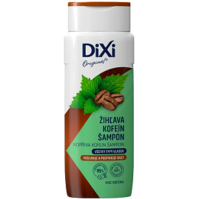 Dixi kopřivovo-kofeinový šampon proti vypadávání vlasů, 400 ml