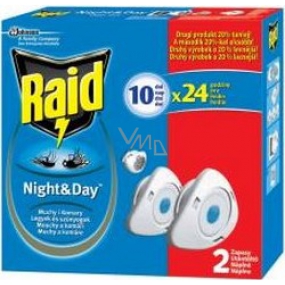 Raid Night & Day proti komárům a mouchám náhradní náplň 2 kusy