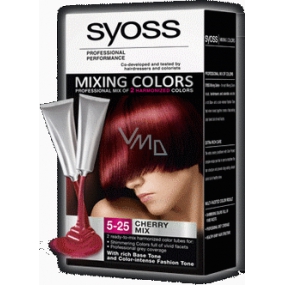 Syoss Mixing Colors dlouhotrvající barva na vlasy 5-25 Třešňový Mix