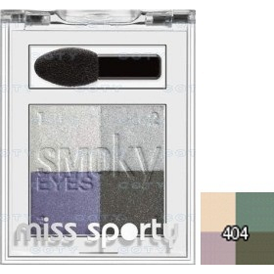 Miss Sporty Studio Colour Smoky Quattro oční stíny 404 Black Eyes 2,2 g