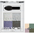 Miss Sporty Studio Colour Smoky Quattro oční stíny 404 Black Eyes 2,2 g
