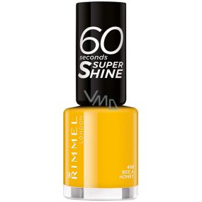 Rimmel London 60 Seconds Super Shine Nail Polish lak na nehty 458 Bee a Honey 8 ml