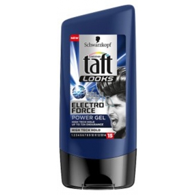 Taft Looks Electro Force Power Gel stylingový gel pro nejsilnější fixaci 150 ml