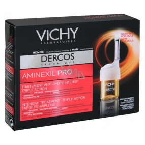Vichy Dercos Aminexil Pro Kúra proti vypadávání vlasů pro muže 12 x 6 ml