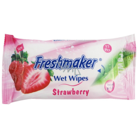 Freshmaker Fruit kosmetické vlhčené ubrousky 15 kusů