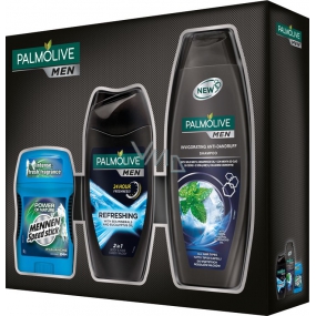 Palmolive Into the Wild sprchový gel Refresh + šampon Invig.+ Mennen stick, kosmetická sada