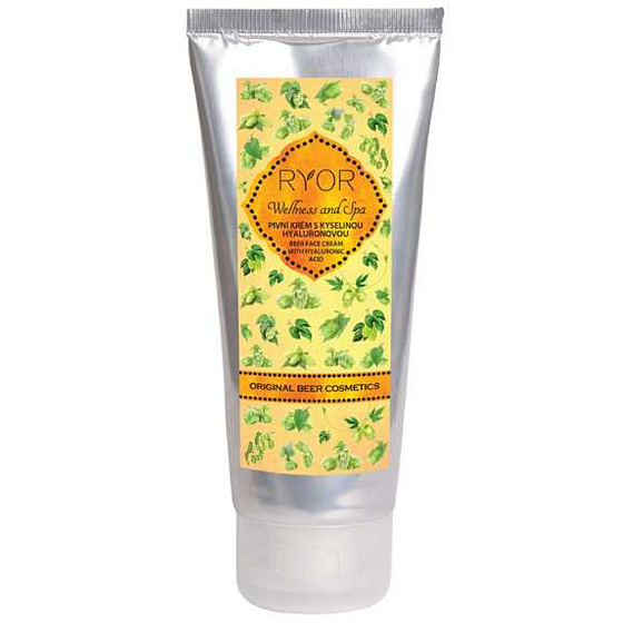 Ryor Pivní krém s kyselinou hyaluronovou tuba 100 ml