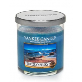 Yankee Candle Turquoise Sky - Tyrkysové nebe vonná svíčka Décor malá 198 g