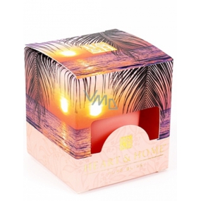 Heart & Home Dotek tropického ráje Sojová svíčka bez obalu hoří až 15 hodin 53 g