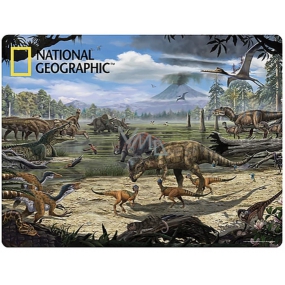 Prime3D pohlednice - Dinosauří bažina 16 x 12 cm