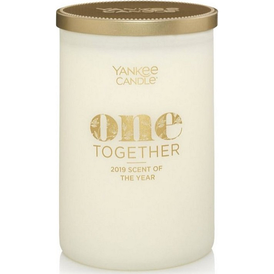 Yankee Candle One Together Miracle Flower - Zázračná květina Décor vonná svíčka velký válec sklo 75 mm Tumbler 2 knoty 566 g