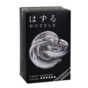 Huzzle Cast Vortex kovový hlavolam, obtížnost 6