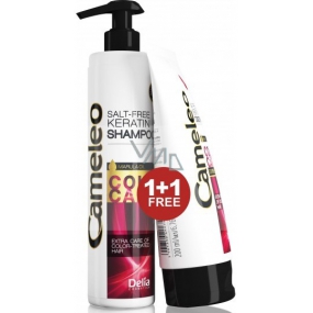 Delia Cosmetics Cameleo BB Keratinový šampon pro barvené a melírované vlasy 250 ml + kondicionér 200 ml, duopack