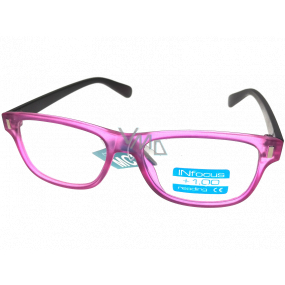 Berkeley Čtecí dioptrické brýle +1,0 plast růžové, hnědé stranice 1 kus R4077