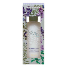 Heathcote & Ivory Flower Blooms Lavender Garden vyživující tělové mléko 300 ml