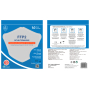 JB Respirátor ústní ochranný 5-vrstvý FFP2 Mask CE 1463 10 kusů