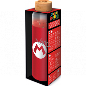 Epee Merch Super Mario - Láhev skleněná se silikonovým návlekem 585 ml