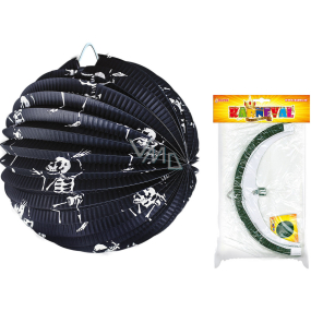 Rappa Halloween Lampion kulatý s kostlivci 25 cm