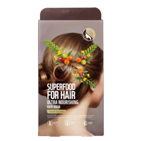 Farmskin Superfood For Hair Oliva textilní maska na vlasy 3 kusy