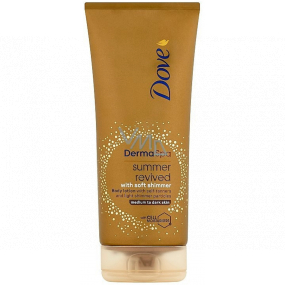 Dove Derma Spa Summer Revived samoopalovací tónovací tělové mléko s přírodními oleji 200 ml
