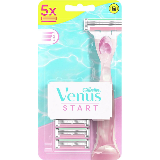 Gillette Venus Start náhradní hlavice 5 kusů, pro ženy
