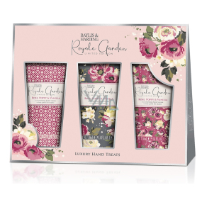 Baylis & Harding Růže, vlčí mák & vanilka krém na ruce 3 x 50 ml, kosmetická sada pro ženy