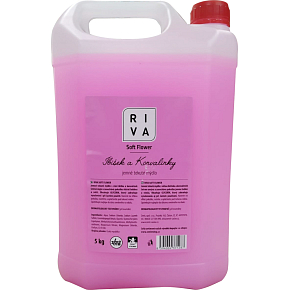 Riva Soft Flower tekuté mýdlo, náplň, 5 kg Riva Soft Flower tekuté mýdlo, náplň, 5 kg