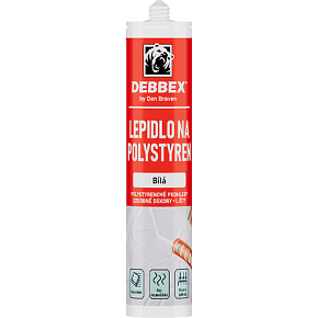 Den Braven lepidlo na polystyren, bílé, 310 ml Den Braven lepidlo na polystyren, bílé, 310 ml