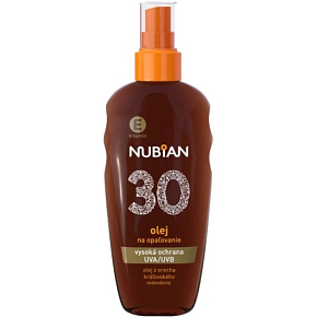 Nubian OF30 olej na opalování ve spreji 200 ml