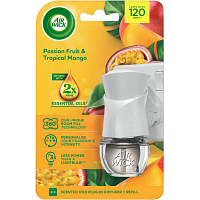Air Wick elektrický osvěžovač vzduchu strojek + náplň Maracuja a tropické mango, 1+19 ml