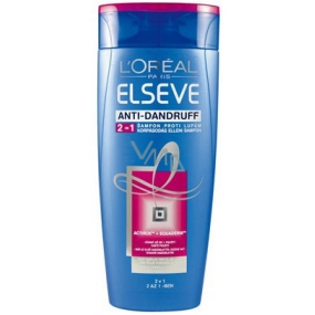 Loreal Paris Elseve Anti Dandruff 2v1 šampon na vlasy proti lupům 250 ml