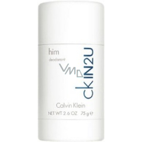 Calvin Klein CK IN2U Men deodorant stick pro muže 75 ml