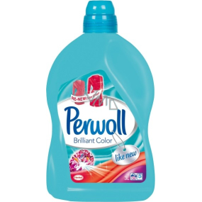 Perwoll Brilliant Color tekutý prací gel na barevné prádlo 3 l