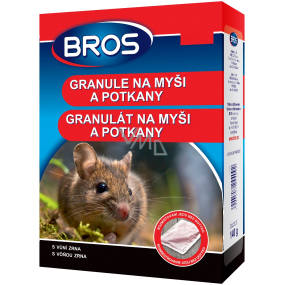 Bros Granule na myši a potkany 10 x 25 g