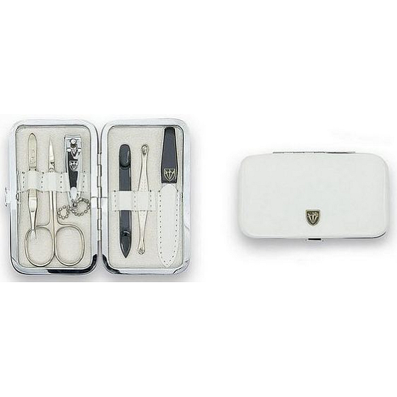 Kellermann 3 Swords Luxusní manikúra Articial Leather z vysoce kvalitní umělé kůže White 7847 P N